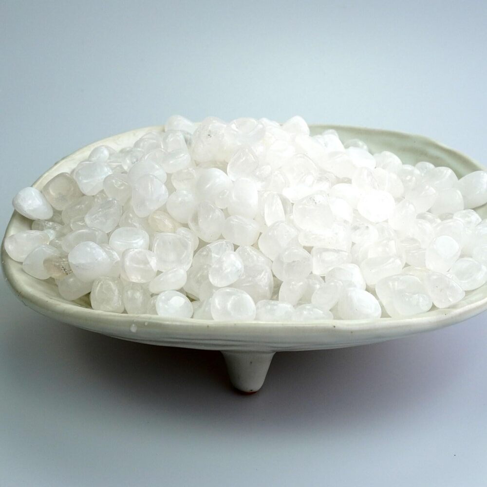 4432 3Lb Clear Quartz Tumbled Natural Healing Crystals Stones Points Bulk